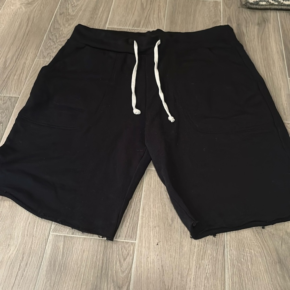 Alternative Mens Black Sweat Shorts Size M